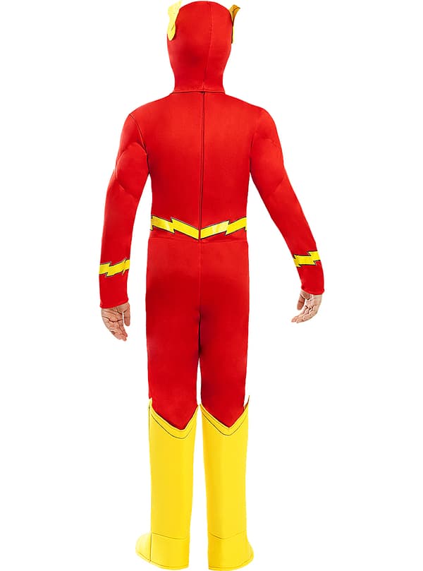 Funidelia | Deluxe Flash Kostyme OFFISIELL til gutter ▶ Superhelt, DC Comics, Justice League - Flerfarget
