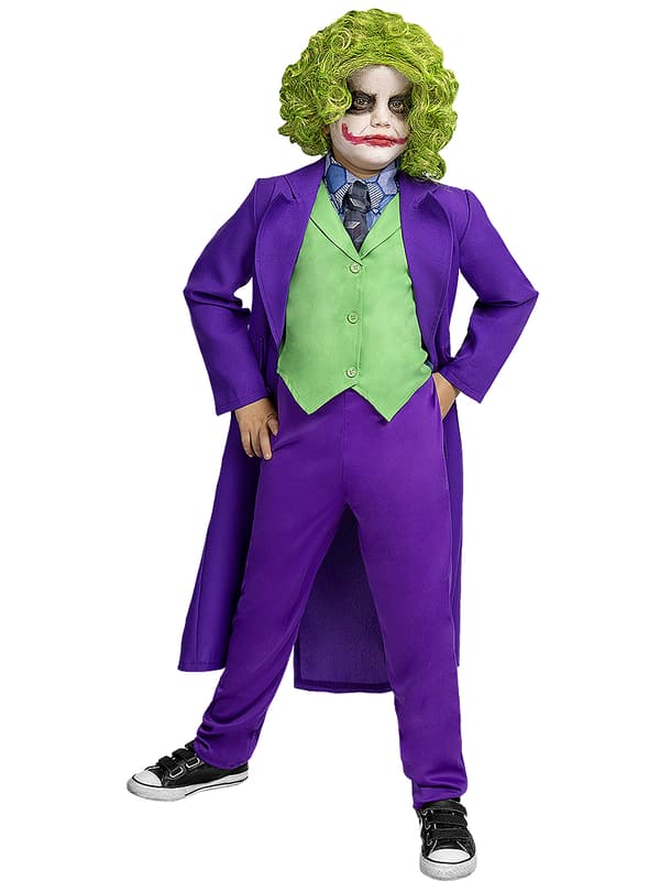 Funidelia | Joker Kostyme OFFISIELL til gutter ▶ Superhelt, DC Comics, Skurker - Flerfarget 10-12 years