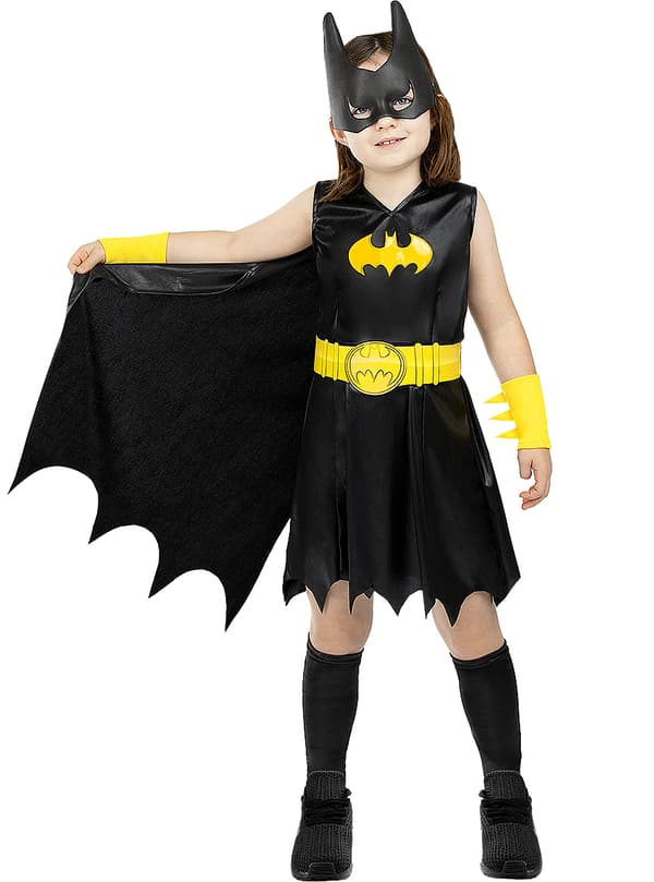 Funidelia | Batgirl Kostume OFFICIELLE til piger ▶ Barbara Gordon, Superhelte, DC Comics - Multifarvet 3-4 years