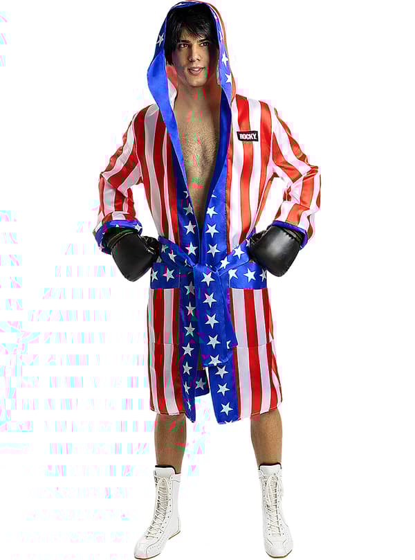 Funidelia | Rocky Balboa Boksekåbe - Rocky OFFICIELLE til mænd ▶ Rocky, Film & Serier, Rocky, Professioner - Multifarvet, tilbehør til kostume