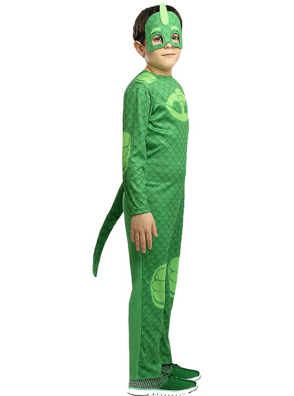 Funidelia | PJ Masks Gekko Asu VIRALLINEN pojille ▶ Piirretty, Catboy, Owlette, Gekko - Monivärinen