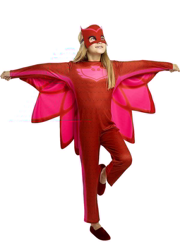 Funidelia | PJ Masks Owlette Asu VIRALLINEN tytöille ▶ Piirretty, Catboy, Owlette, Gekko - Monivärinen 3-4 years
