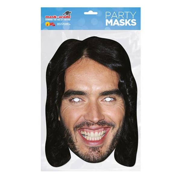 Mask-arade Russell Brand festmaske