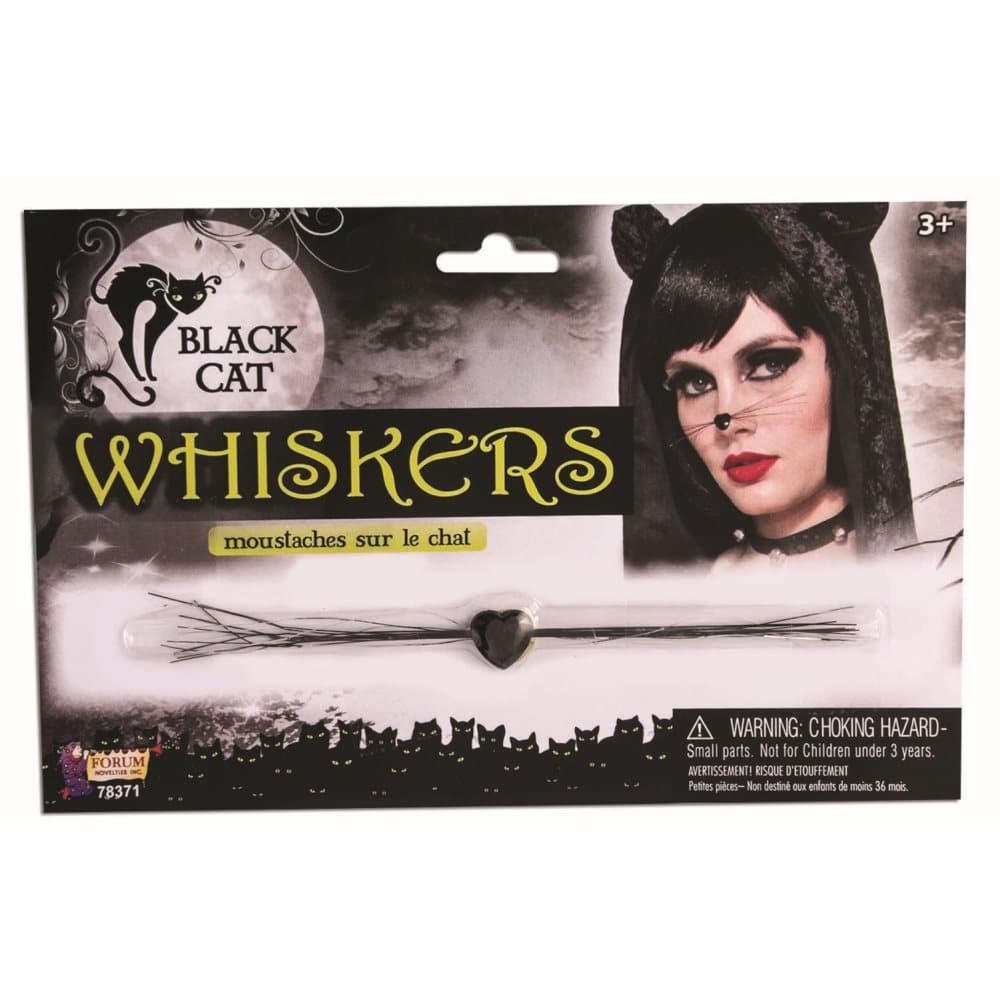 Bristol Novelty Kvinnor/Damer Whiskers Kostym tillbehör