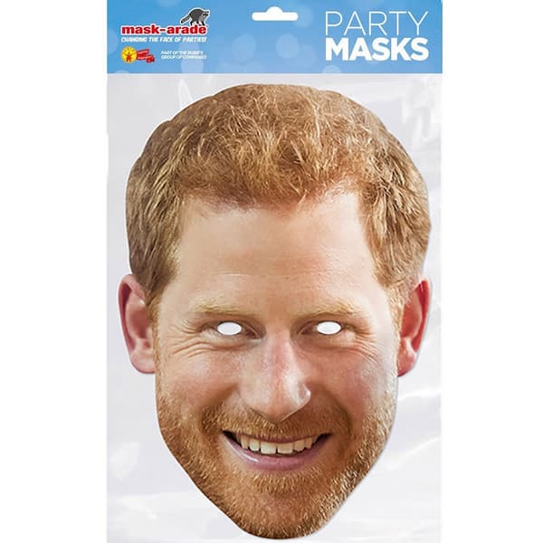 Mask-arade Prins Harry maske