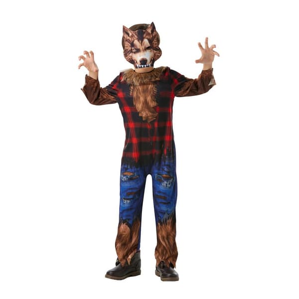 Rubies Børne/børn varulve kostume kostume Red/Blue/Black 5-6 Years