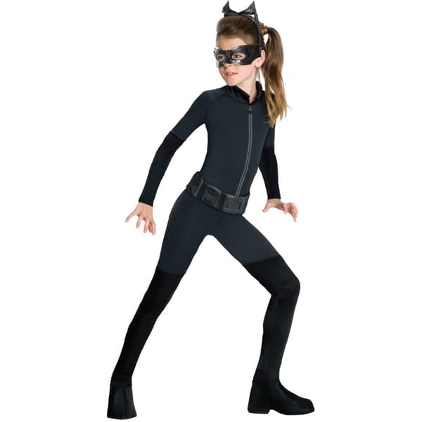 Batman Girls Catwoman Costume Navy M
