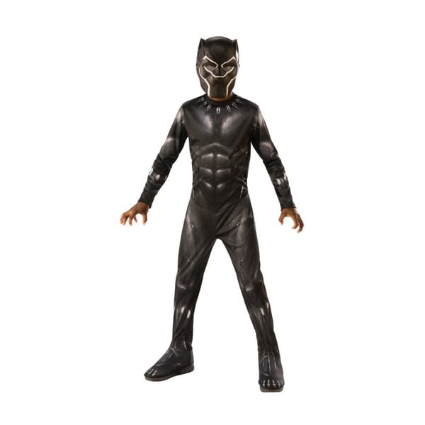 Black Panther Boys Costume Black M