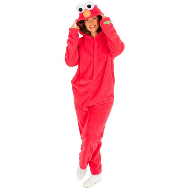 Sesame Street Unisex Adult Elmo Costume Red XL