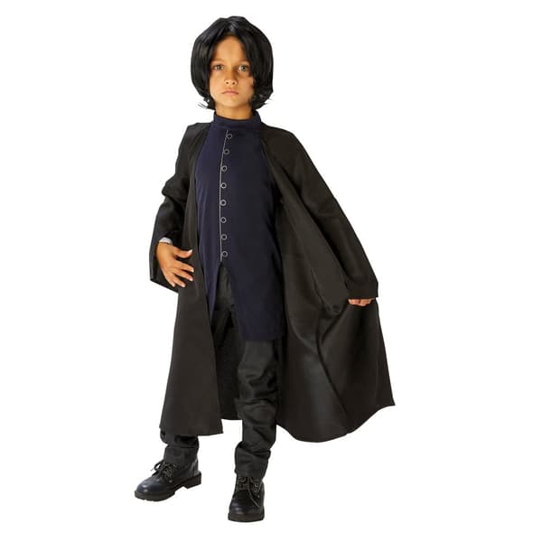 Harry Potter Severus Snape kostume til børn/unge Black/Navy 9-10 Years