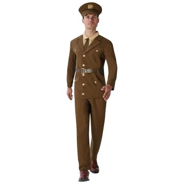 Bristol Novelty Kostume til mænd som soldat fra første verdenskrig