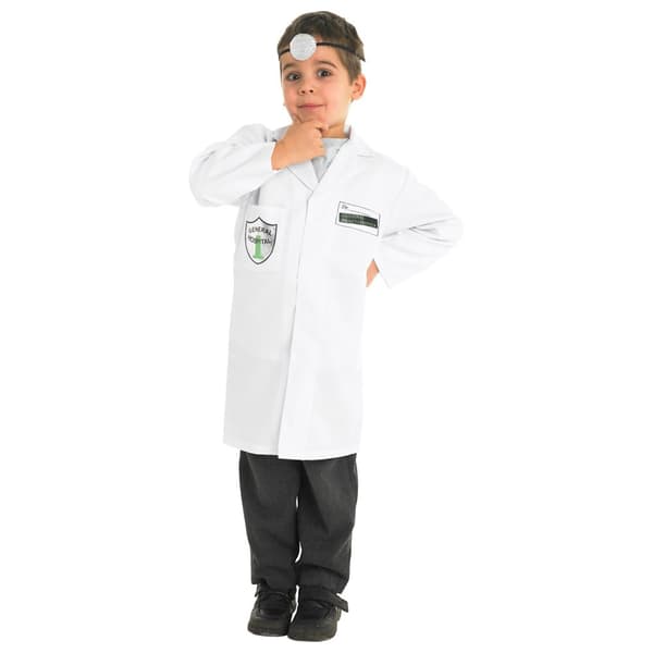 Bristol Novelty Drenge læge kostume White M