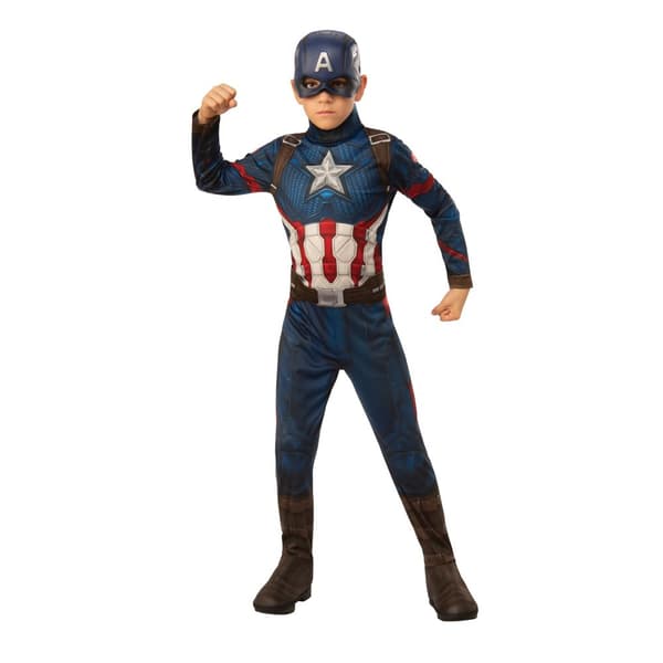 Captain America Boys Costume Blue/Red L
