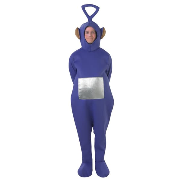 Teletubbies Unisex Tinky Winky kostume til voksne
