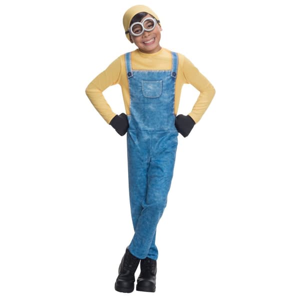 Minions Børn/Børn Bob kostume Yellow/Blue 3-4 Years