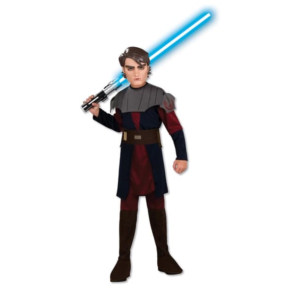 Star Wars: The Clone Wars Anakin Skywalker-dräkt för barn/barn Red/Navy/Grey M
