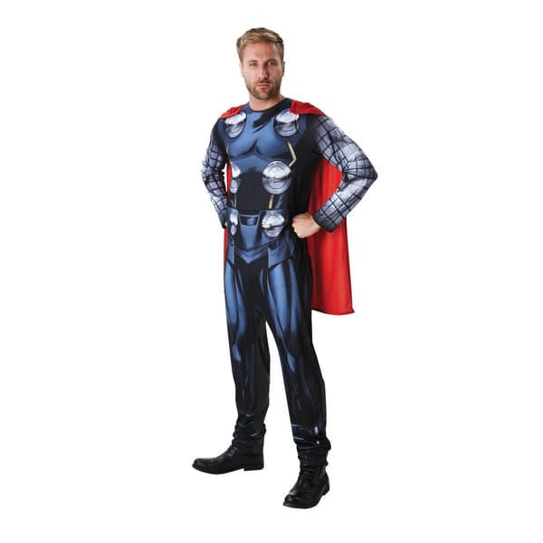 Thor Mens Classic Costume Grey/Red Standard