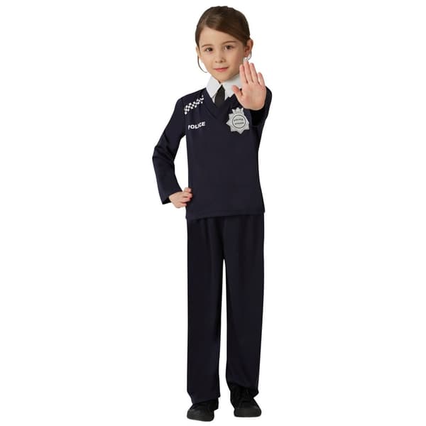 Bristol Novelty Childrens/Kids Police Costume Navy M