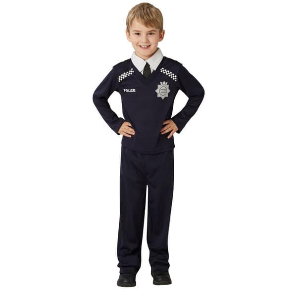 Bristol Novelty Childrens/Kids Police Costume