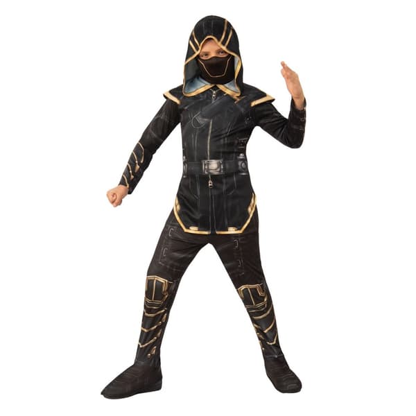 Avengers Endgame Childrens/Kids Hawkeye Costume Black S