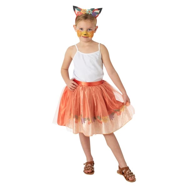 Bristol Novelty Barn/Kids Fox Tutu Skirt Set Orange One Size