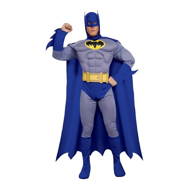 Batman Herre Deluxe Muskler Kostume