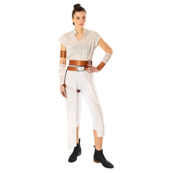 Star Wars: The Rise of Skywalker Unisex Adult Rey Costume White M