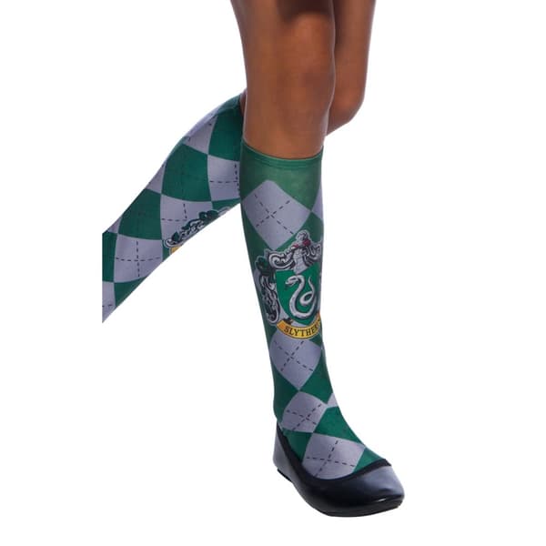 Harry Potter Slytherin Socks Green/Silver 6 UK-11 UK