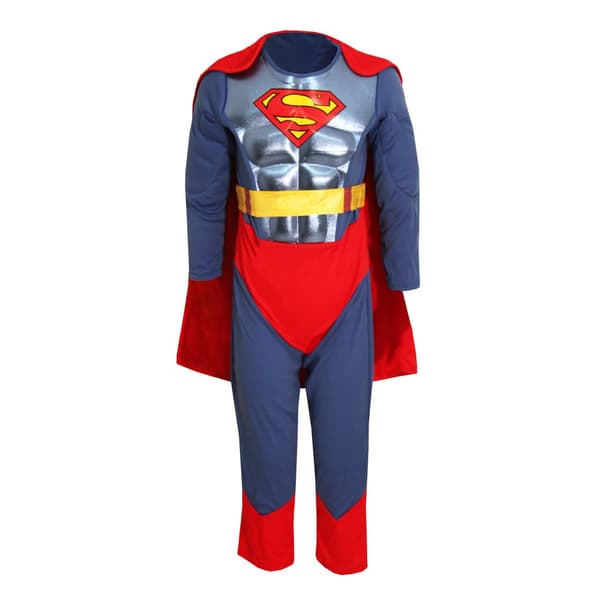 Superman Metallic kostume til børn/børn