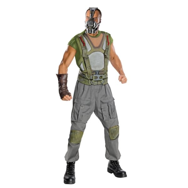 The Dark Knight Rises Deluxe Bane kostym för män Green/Grey M