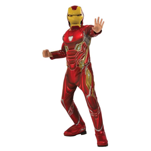 Iron Man Barn/Kids Deluxe-dräkt
