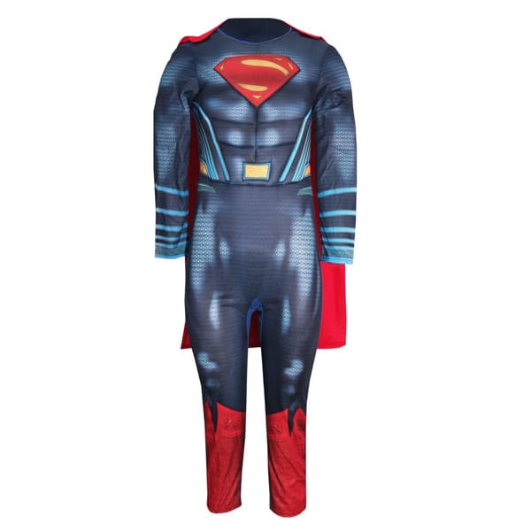 Superman Childrens/Kids Deluxe Costume Blue/Red 9-10 Years