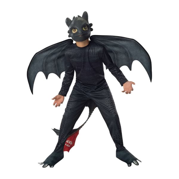 How To Train Your Dragon: The Hidden World Childrens/Kids Toothless Costume Black M