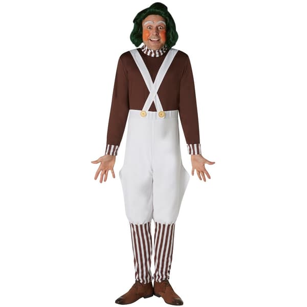 Willy Wonka & the Chocolate Factory Oompa Loompa-dräkt för män