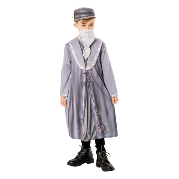 Harry Potter Dumbledore-dräkt för pojkar Grey 5-6 Years