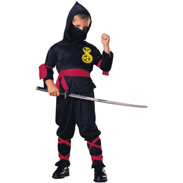 Bristol Novelty Childrens/Kids Ninja Costume Set