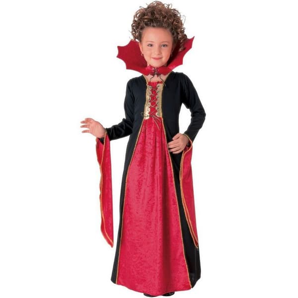 Bristol Novelty Childrens/Kids Gothic Vampiress Costume