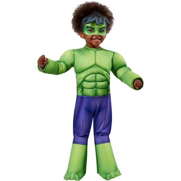 Hulk Boys Deluxe Costume Green/Purple 9-10 Years
