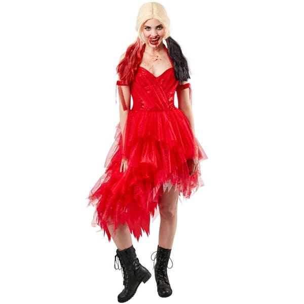 Suicide Squad Womens/Ladies Harley Quinn Costume Dress Set