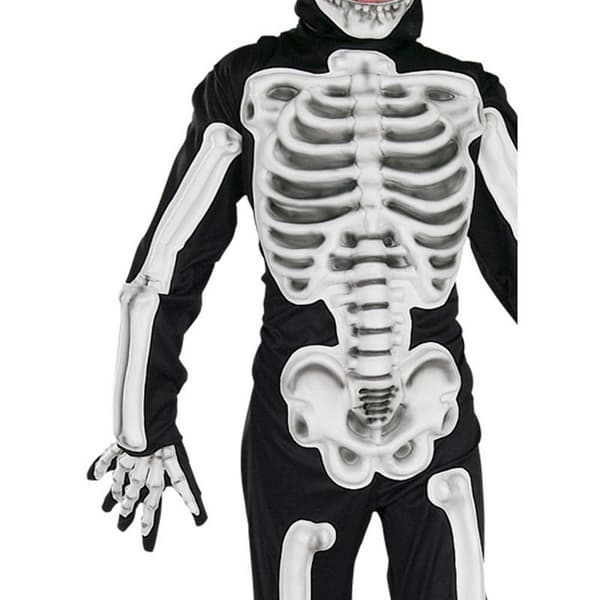 Bristol Novelty Børne/børn skelet muskelbryst kostume