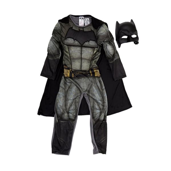 Batman Boys Deluxe Costume Black/Grey/Yellow L