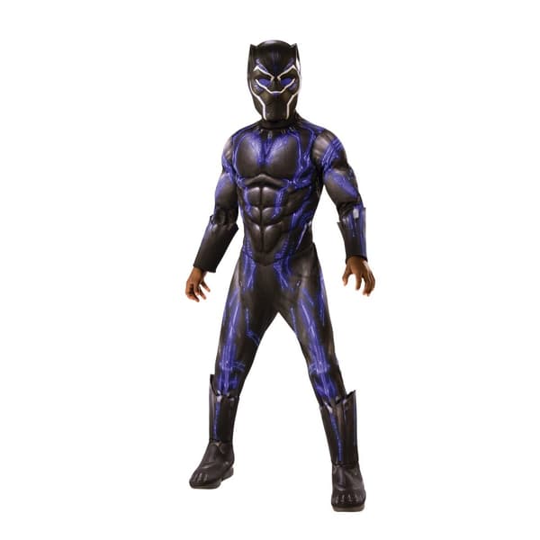 Black Panther Childrens/Kids Deluxe Battlesuit Costume
