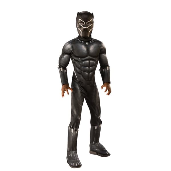 Avengers Endgame Børne/børn Deluxe Black Panther kostume