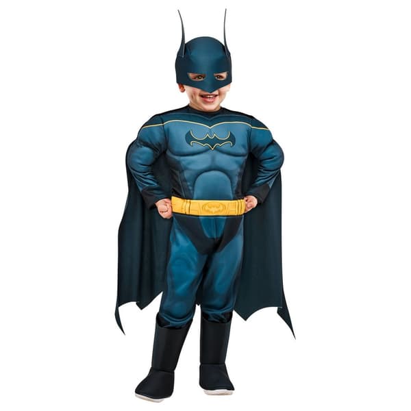 Batman Childrens/Kids Costume Blue 4 Years