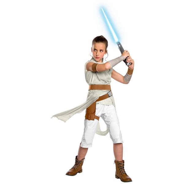 Star Wars Girls Deluxe Rey Suede Costume