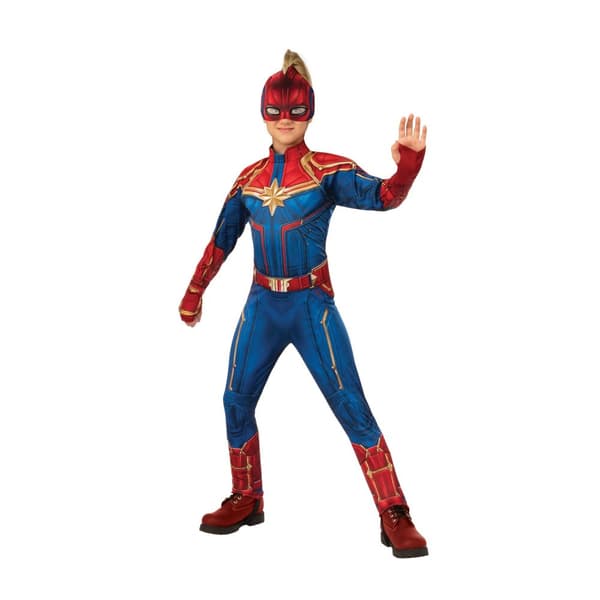 Captain Marvel Childrens/Kids Deluxe Costume