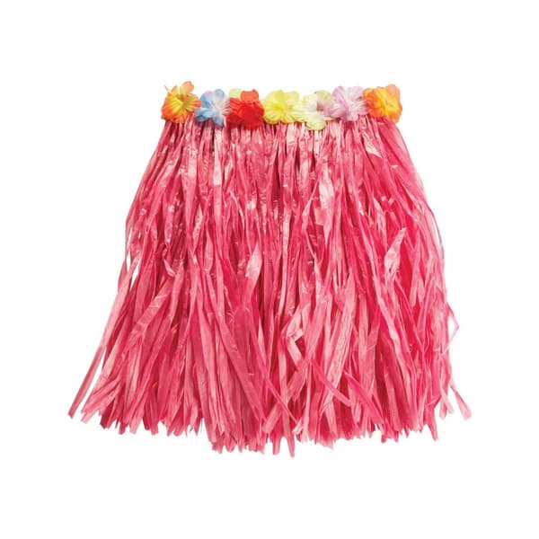 Bristol Novelty Unisex Adult Hawaiian Costume Skirt Pink One Size