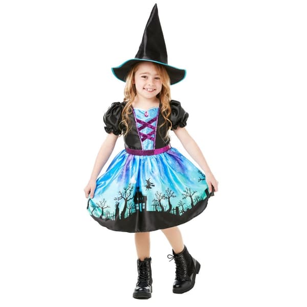 Bristol Novelty Childrens/Kids Moonlight Witch Costume