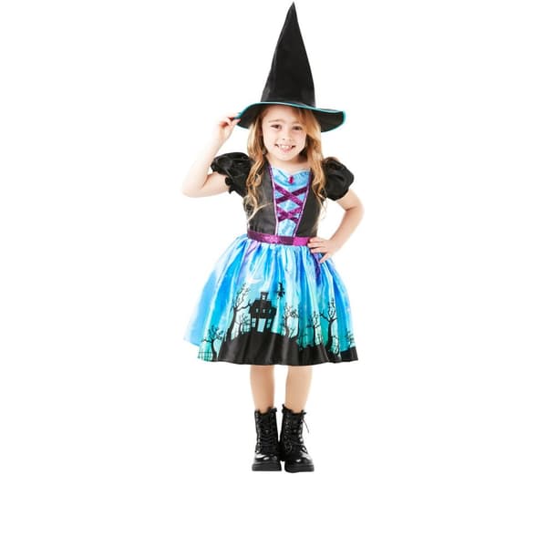 Bristol Novelty Childrens/Kids Moonlight Witch Costume
