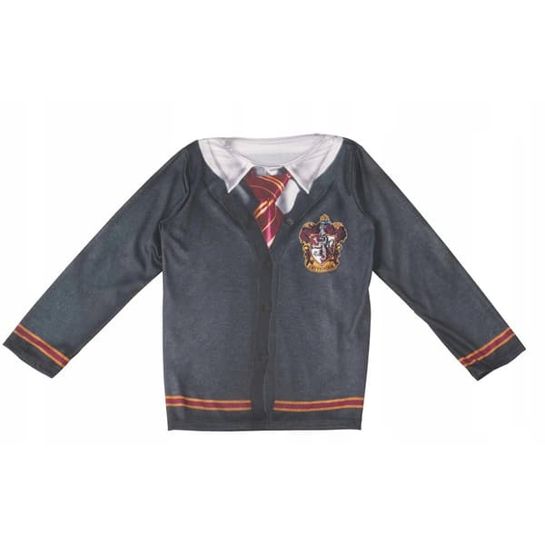 Harry Potter Childrens/Kids Gryffindor Costume Top Dark Grey L